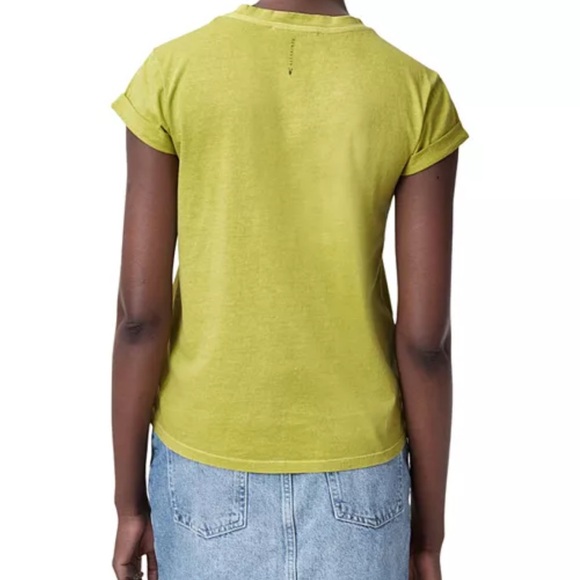 NWT AllSaints Lime Green T-Shirt - Picture 4 of 4